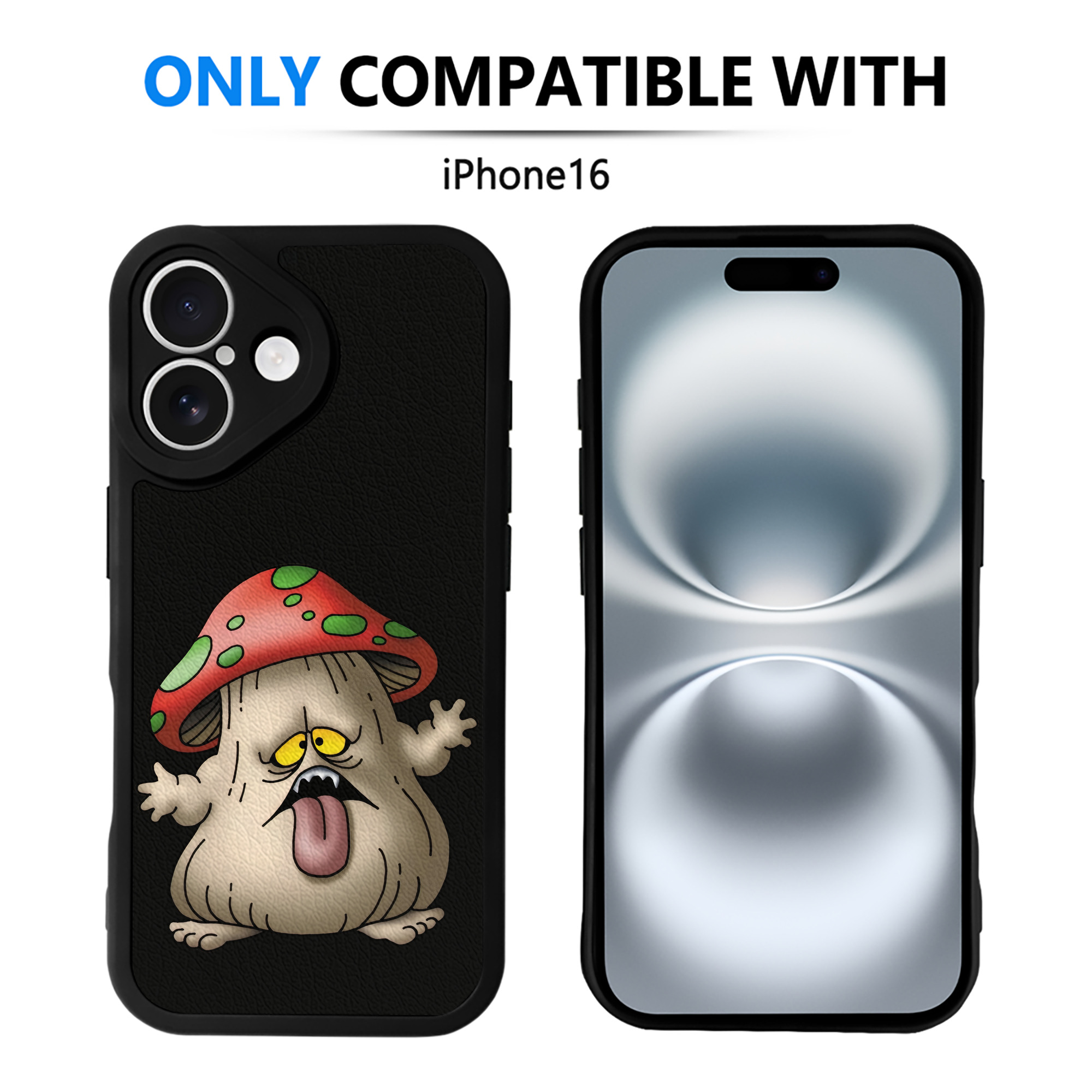 （画像用） ドラゴンクエスト Doragon Kuesuto Dragon Quest 【iPhone 16シリーズ対応】シリコンスマホケース（レザー調） 材質：シリコン
